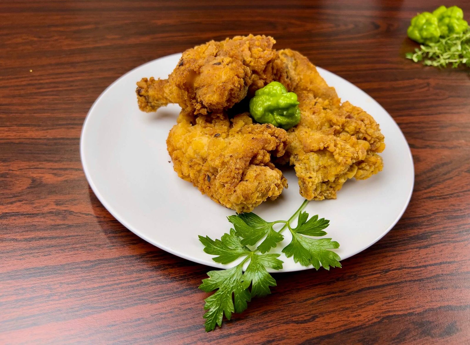 knife and butter fry chicken